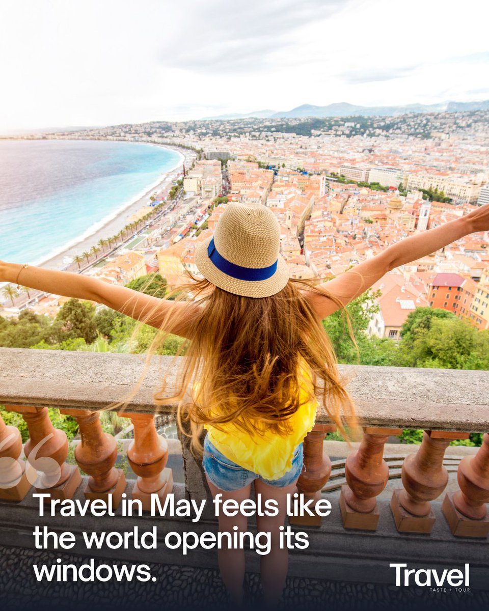 TrvlTasteTour's tweet image. Traveling in May feels like the world taking a deep breath. Fresh air, open skies, and everything ready to be explored. 🌿🌍✨
.
.
.
.
#quoteoftheday #qotd #inspirational #motivational #travel #travelblogger #adventuretime #taste #hiking #hikingadventures #traveladdict #outdoors