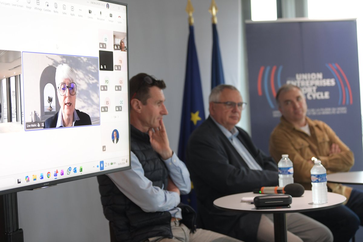 UNIONs_c's tweet photo. Seconde matinale 2026 organisée ce matin par l'UESC autour des pratiques outdoor et des enjeux de développement avec des intervenants de qualité : Président de la FF Randonnée, Directeur du CREPS AURA Vallon-Pont-d'Arc, Maire-adjointe de Blagnac et DG "Au vieux campeur". https://t.co/zUbis8Ca54