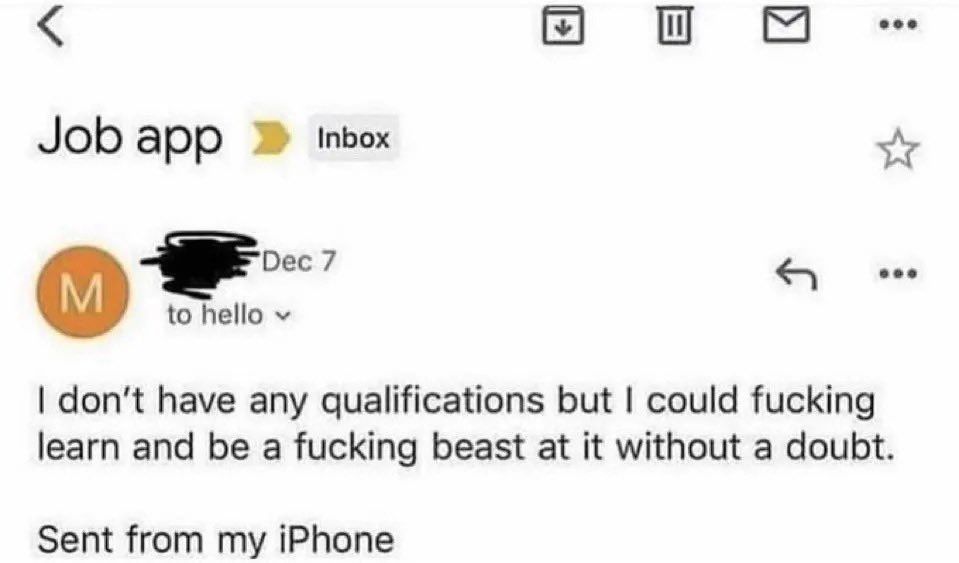 This is how I’m applying to jobs from now on