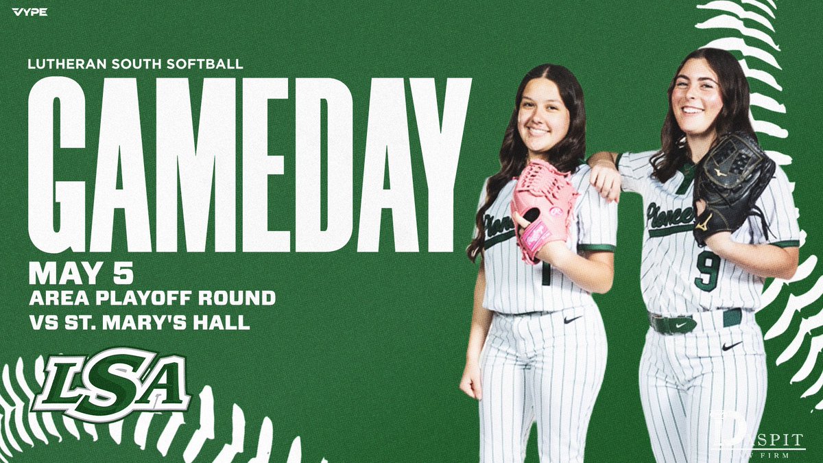 LSASoftball's tweet photo. 🥎 GAME DAY 🥎

HS Softball hits the road for the Area Round! 🔥
5PM first pitch—time to show up and show out!

Let’s go, ladies! 💪 #PlayoffTime https://t.co/wLcSnwuXYA