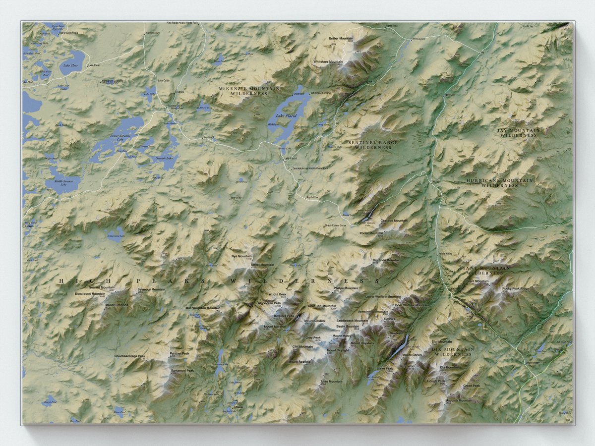 verygoodmaps's tweet image. Adirondack High Peaks. That is all.
#USA #Adirondack #GIS