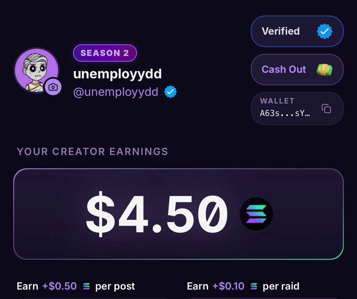 Unemployydd's tweet photo. Get paid to raid.. 🤑

Don’t fade it 

https://t.co/49k1b5HOVh https://t.co/b8Mh6QNzpY