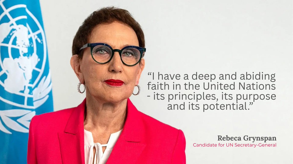 Rebeca Grynspan tweet media