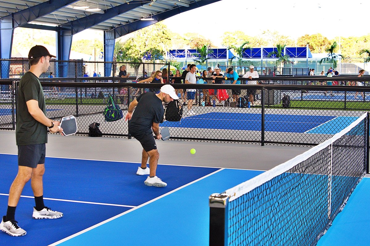 MyBocaParks's tweet image. Pickleball is a sport that always surprises and keeps you on your toes. It’s also a sport that always entertains and makes you have fun. When you play pickleball at Patch Reef Park in #BocaRaton, you’ll discover the joy and excitement of pickleball.