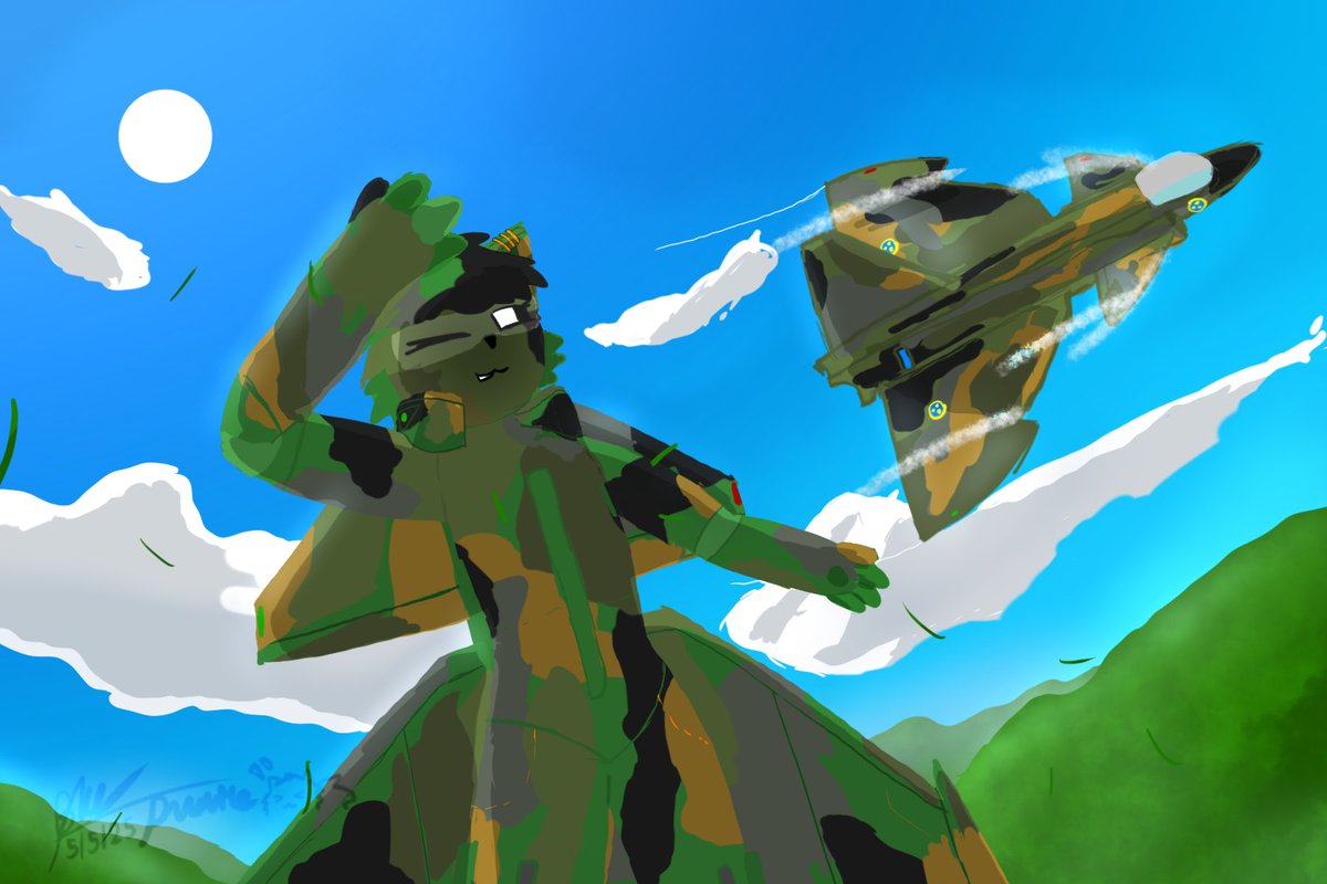 Blue_DraconicSt's tweet photo. My aerocats oc viggo the Ajs 37 viggen art! https://t.co/w0keQzYjPC