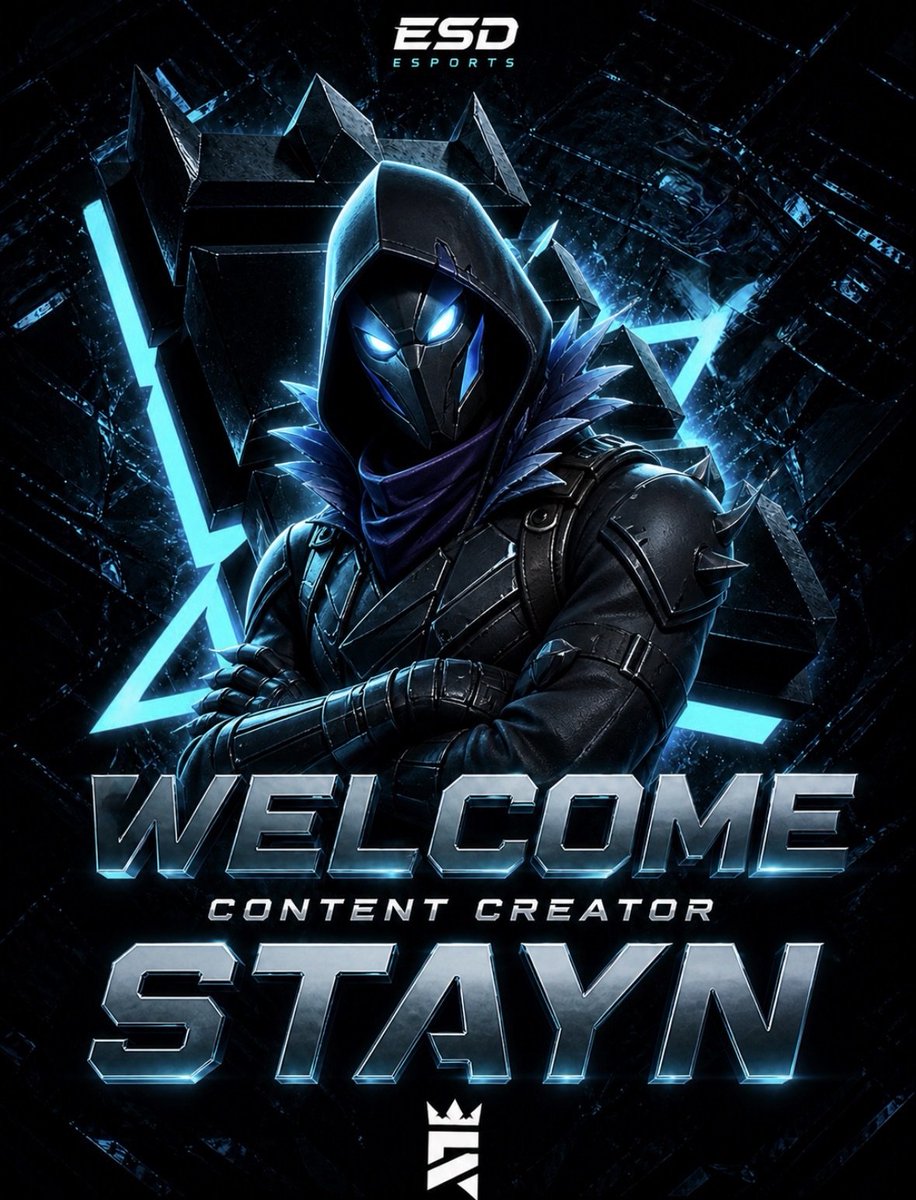 CrewESD's tweet photo. Nouveau talent en approche...

On est fiers d’accueillir notre nouveau créateur de contenu au sein de la team !

- @StaynESP 

Du skill, de la créativité et du lourd contenu arrivent… vous n’êtes pas prêts.

Bienvenue à la maison. https://t.co/co4E2tIOkF