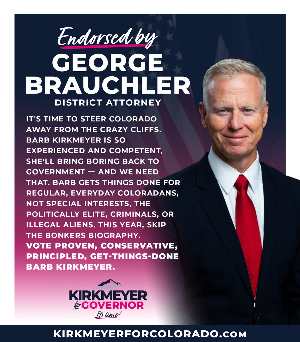 Barb Kirkmeyer for Governor tweet media