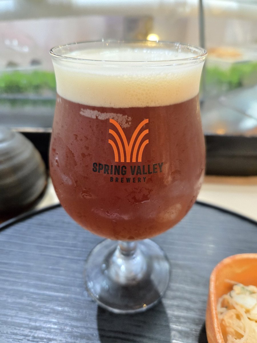 craft7craft7's tweet photo. 素敵なコンサートのあと、美味しいお寿司を食べながらのクラフトビールは最高！
幕末ヲタクのためネーミングに惹かれて注文しましたが、お味も好みでとても美味しかった！

＃小西酒造
＃幕末ビール
＃幸民麦酒
＃クラフトビール https://t.co/umB8SlYpOu
