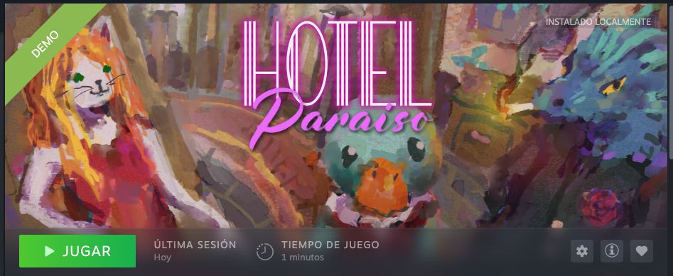joystick_era's tweet photo. La demo de Hotel Paraíso pronto estará en Steam, ha sido un curro salvaje y eso que solo es una demo 🫠 https://t.co/mHiCKMuCOx