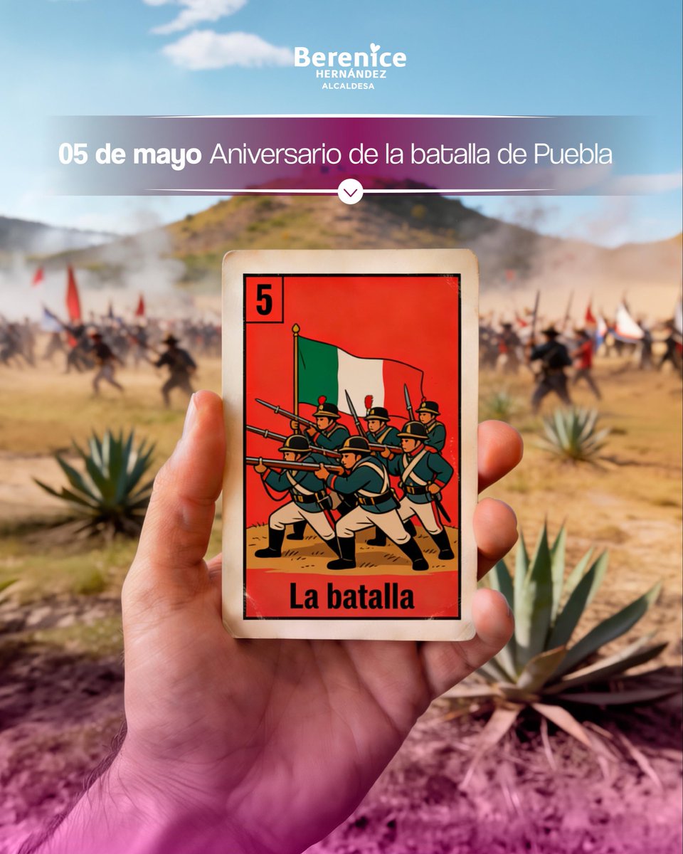 bereheca's tweet photo. Este 5 de mayo se conmemora la fuerza de un pueblo que no se rindió. Una historia que nos recuerda que cuando hay unidad y convicción, se pueden lograr cosas grandes. Ese orgullo sigue vivo en nuestra gente. https://t.co/OgibMjGhvm
