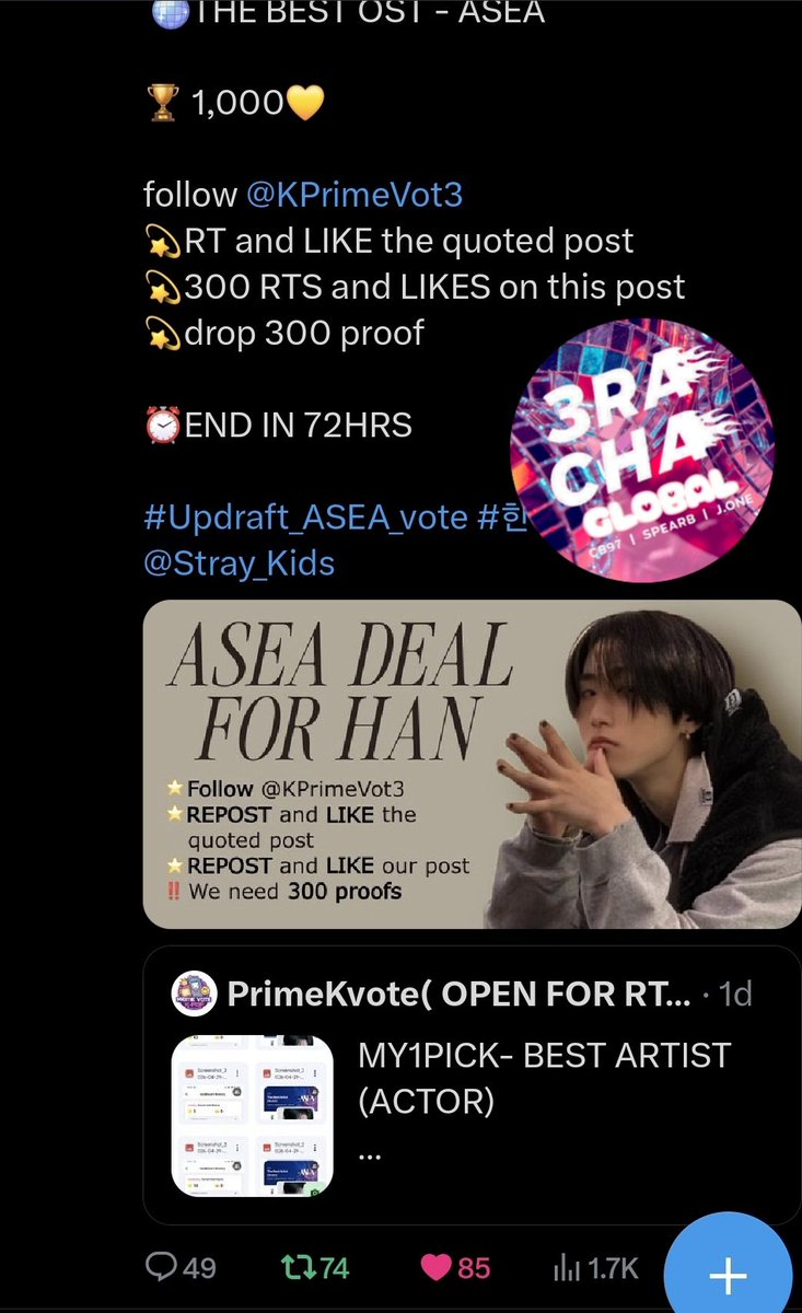 3RACHA Global 🪩 𝔇𝔬 ℑ𝔱 tweet media