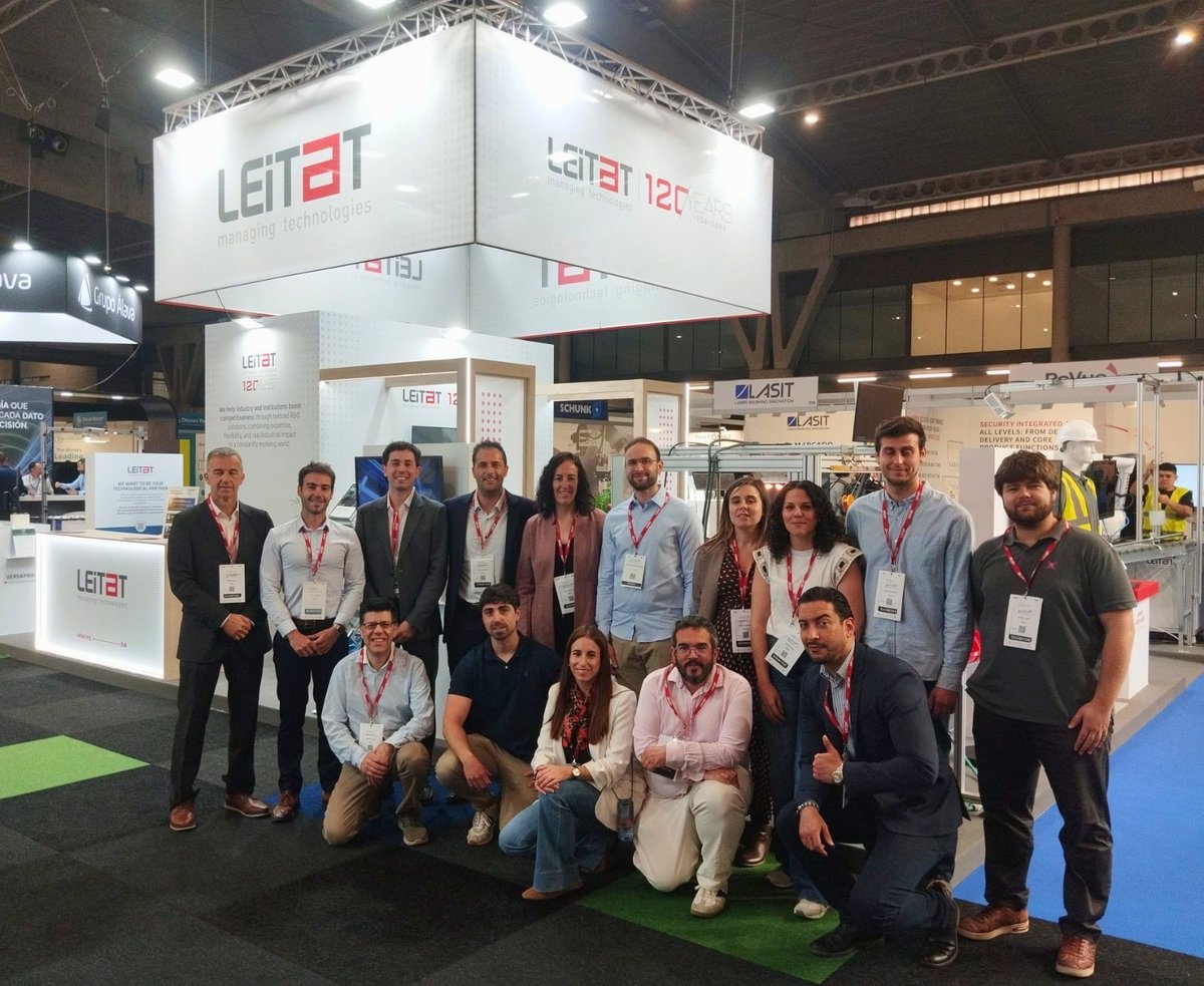 Leitat's tweet photo. Arrenca l’#AdvancedFactories2026 i a #Leitat ja estem en marxa!

3 dies d’innovació industrial a @Fira_Barcelona Gran Via, amb el nostre estand ple d’activitat des del primer minut. 🔧 

📍 Ens trobaràs al Stand D458
📅 Fins al 7 de maig

(1/5) #AF2026 #Indústria40 https://t.co/kz247jezv8