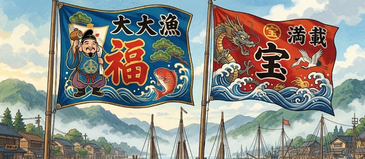 大漁を祈願( ﾟДﾟ)