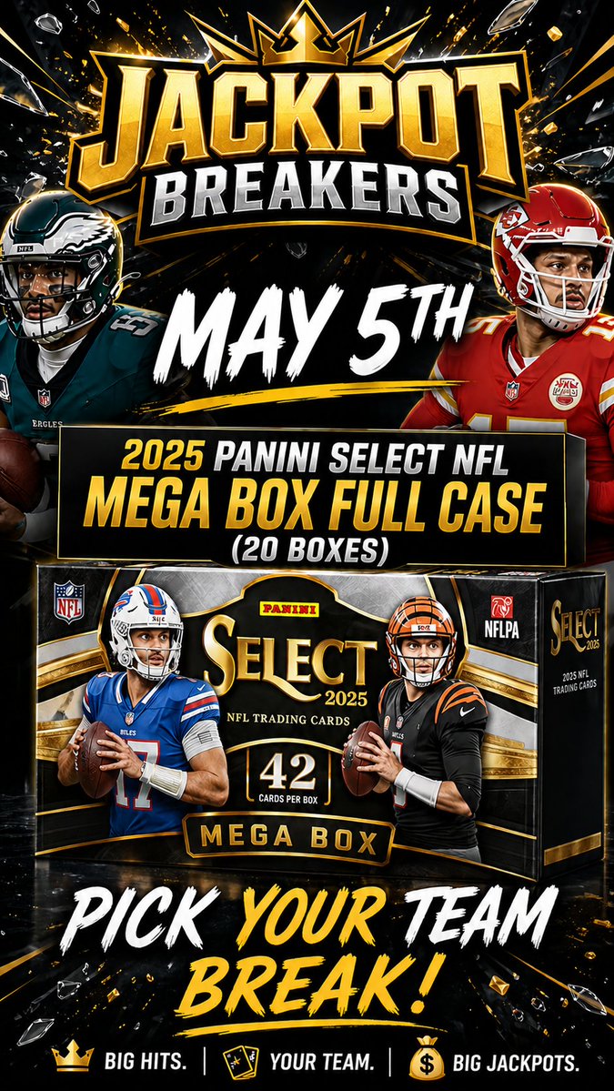 JackpotBreakers's tweet image. ebay.us/7s82KN
#ad #sponsored

LIVE NOW! Grab your spots!