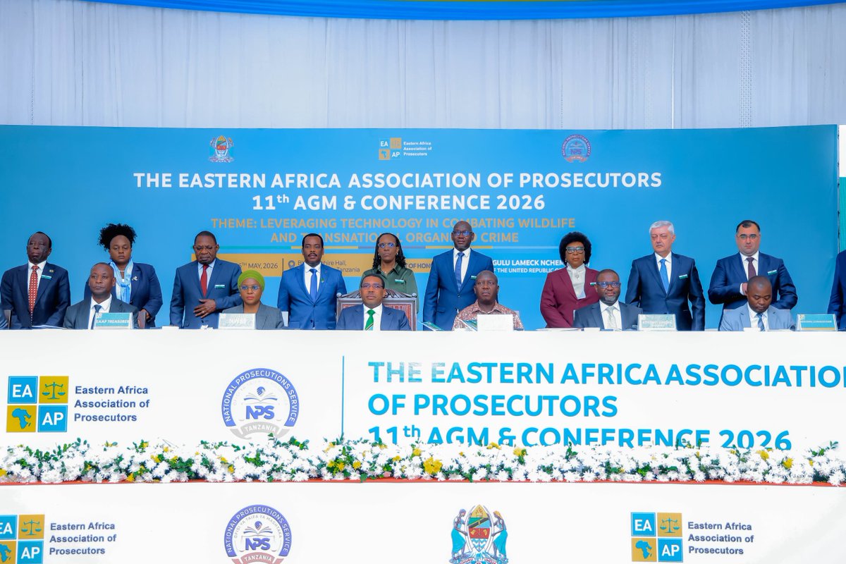 LeCanape2's tweet image. La procureure générale du #Rwanda, Angelique Habyarimana, a participé à la 11e Assemblée générale annuelle et conférence de l'Association des procureurs d'Afrique de l'Est (EAAP), qui doit se tenir du 4 au 6 mai 2026 à Dar es Salaam, en #Tanzanie.