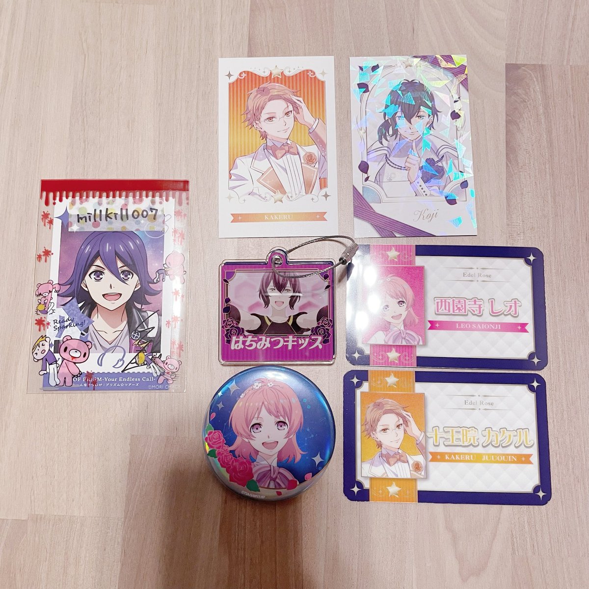 milkill007's tweet photo. ♥交換♥
KING OF PRISM キンプリ展 ネームプレート風カードA プリパシャカードA オーロラ缶バッジA プリズムジャンプ2連アクリルキーホルダーA

譲♥下記画像
求♥同種涼野ユウ

郵送での交換のみ、検索からのお声かけ大歓迎です。お気軽にお声掛けくださいませ꒰ ᐡᴗ ̫ ᴗ ꒱♡ https://t.co/zEHNctSqKz