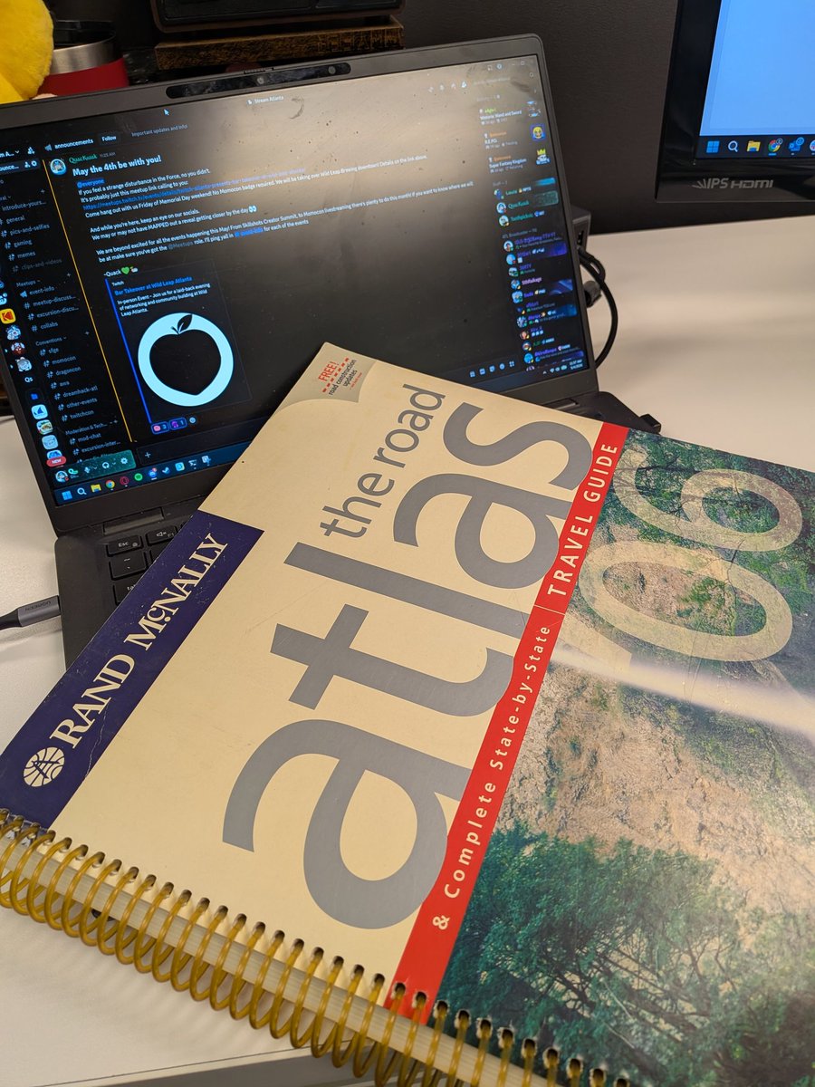 StreamAtlanta's tweet photo. So on top of all of the hype for Momocon and Dreamhack Atlanta this year our organizers have decided to visit @TwitchHSV 

You think they'll get lost or will this ATLAS help them? https://t.co/gt6pDVlb6b