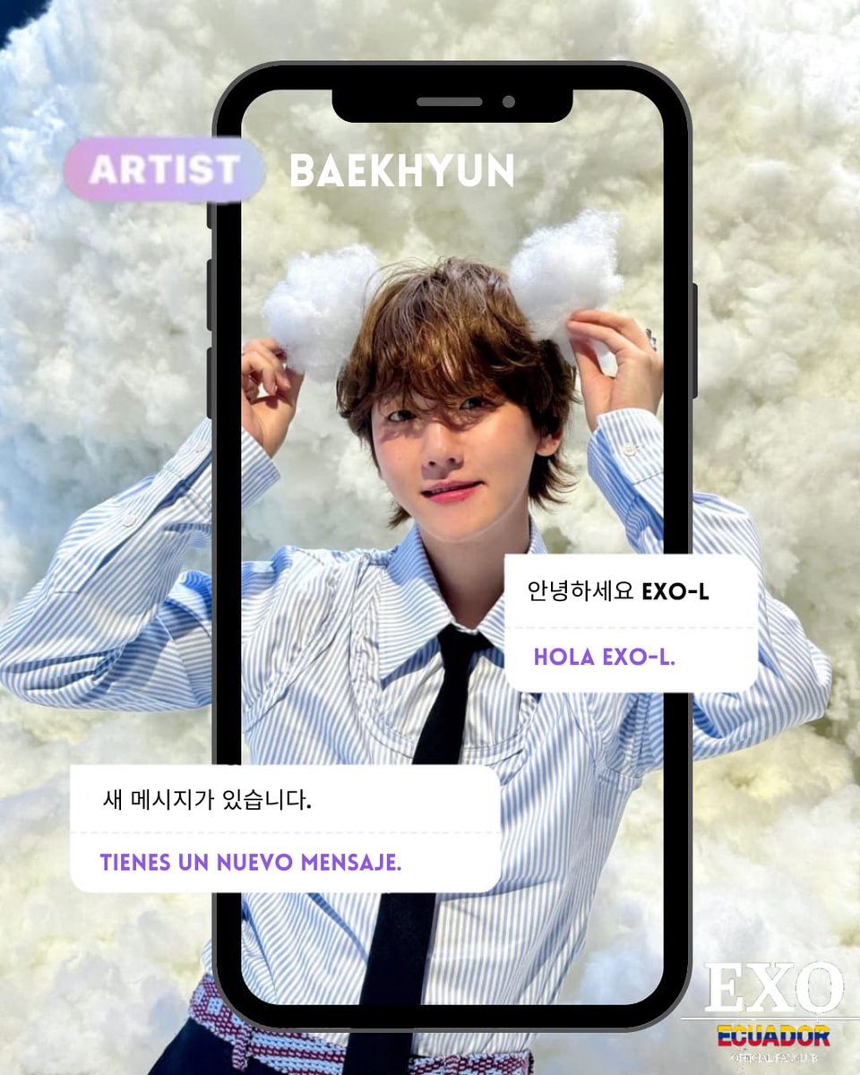 BaekHyun Ecuador tweet media