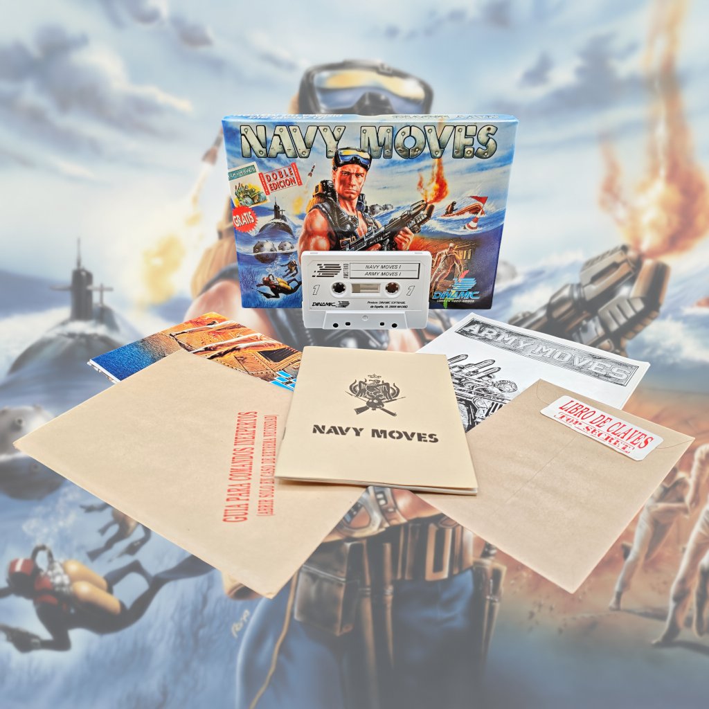 RiskyDinamic's tweet photo. Navy Moves (1988)
Dinamic
Amstrad CPC
Caja cartón
875 pesetas

#ColeccionDinamic #215 https://t.co/x3MSSPK7Ce