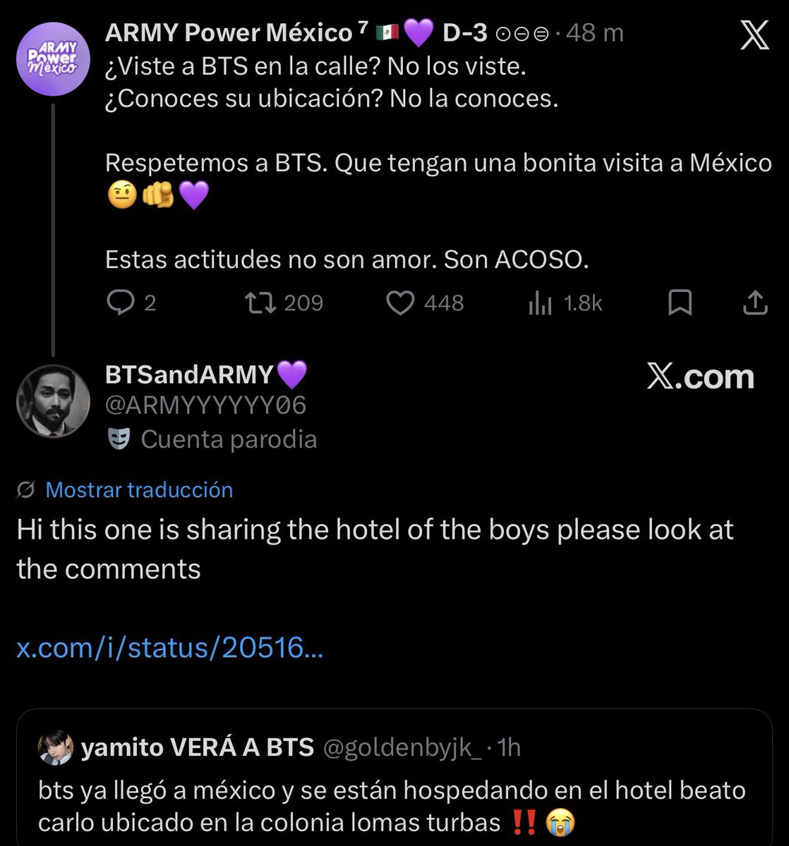 yamito VERÁ A BTS tweet media