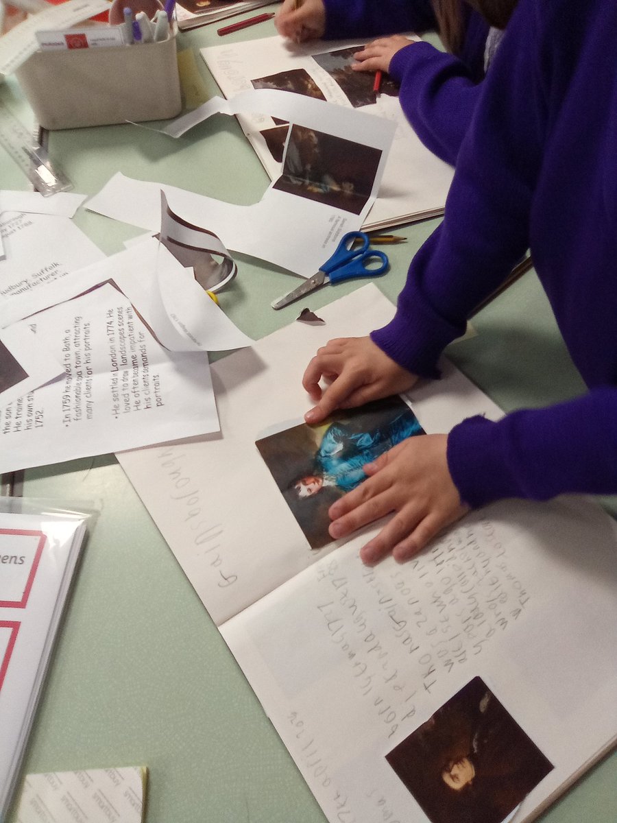 Class2Highpri's tweet photo. We have been learning about Thomas Gainsborough in Art, our fact files are coming along nicely 👨‍🎨🎨#highfieldsart https://t.co/wr1EAt6hIb