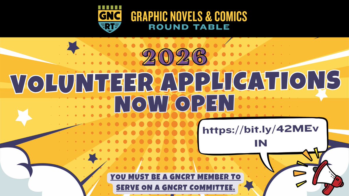 ALA Graphic Novels & Comics RT 🔜 #NYCC tweet media