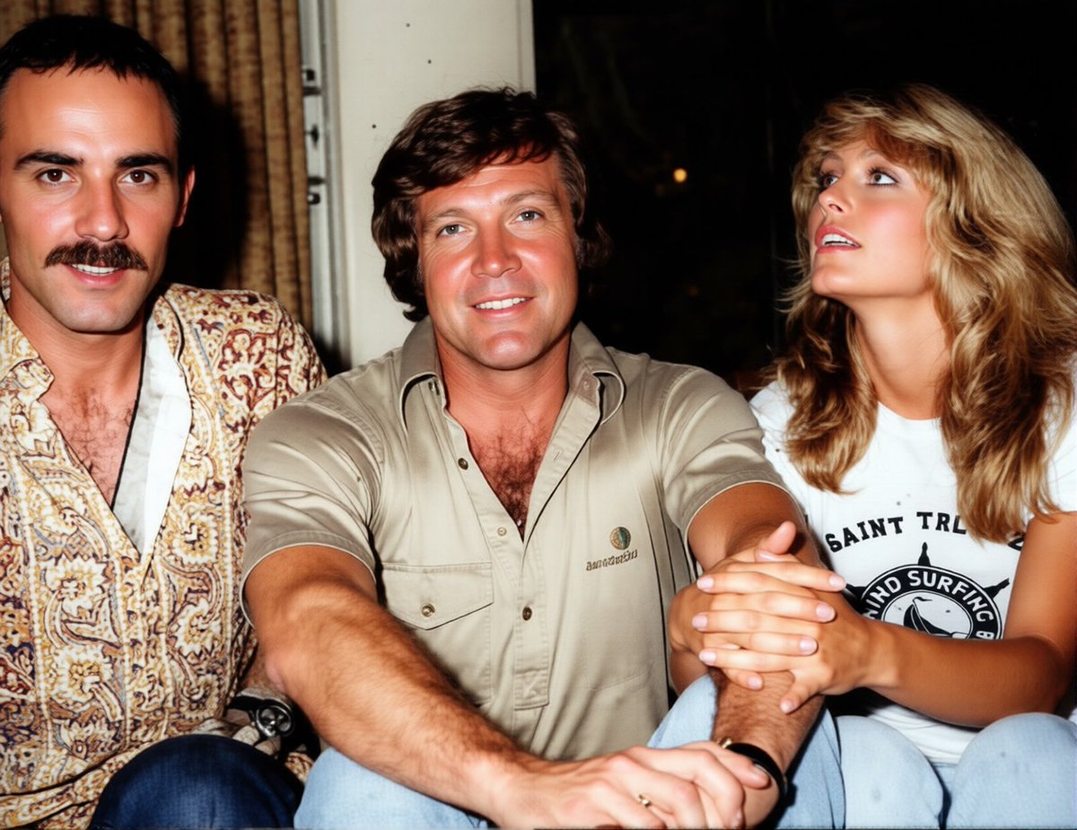 Pahlavism666666's tweet photo. ๐
Tehran 1977'โจ
When Hollywood met Iran! ๐ฎ๐ทโจ Lee Majors and Farrah Fawcett visited Tehran and sat down with the legendary host Parviz Gharib-Afshar. They even spent time with our own Pop Queen, Nooshafarin! ๐ค๐
#FarrahFawcett #LeeMajors #NooshAfarin #TheSixMillionDollarMan https://t.co/Fbi0WVBSDU