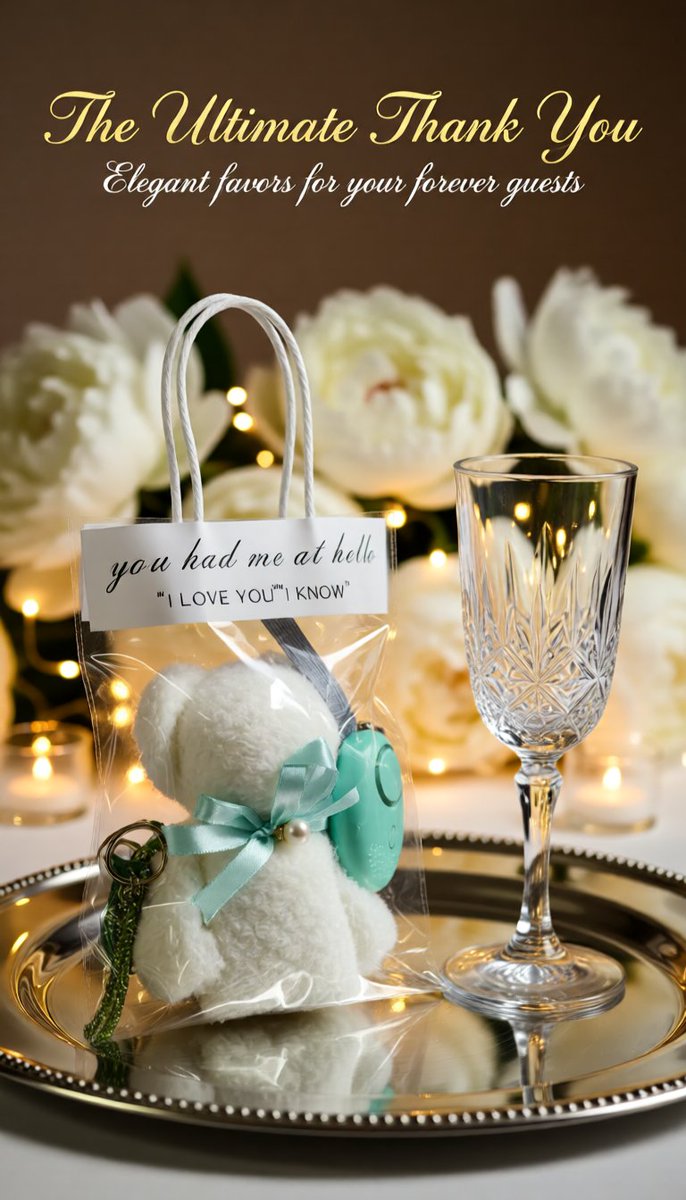 jiction's tweet image. Elegant favors for your forever guests @ go.judesplace.com/bear #safety #selfcare