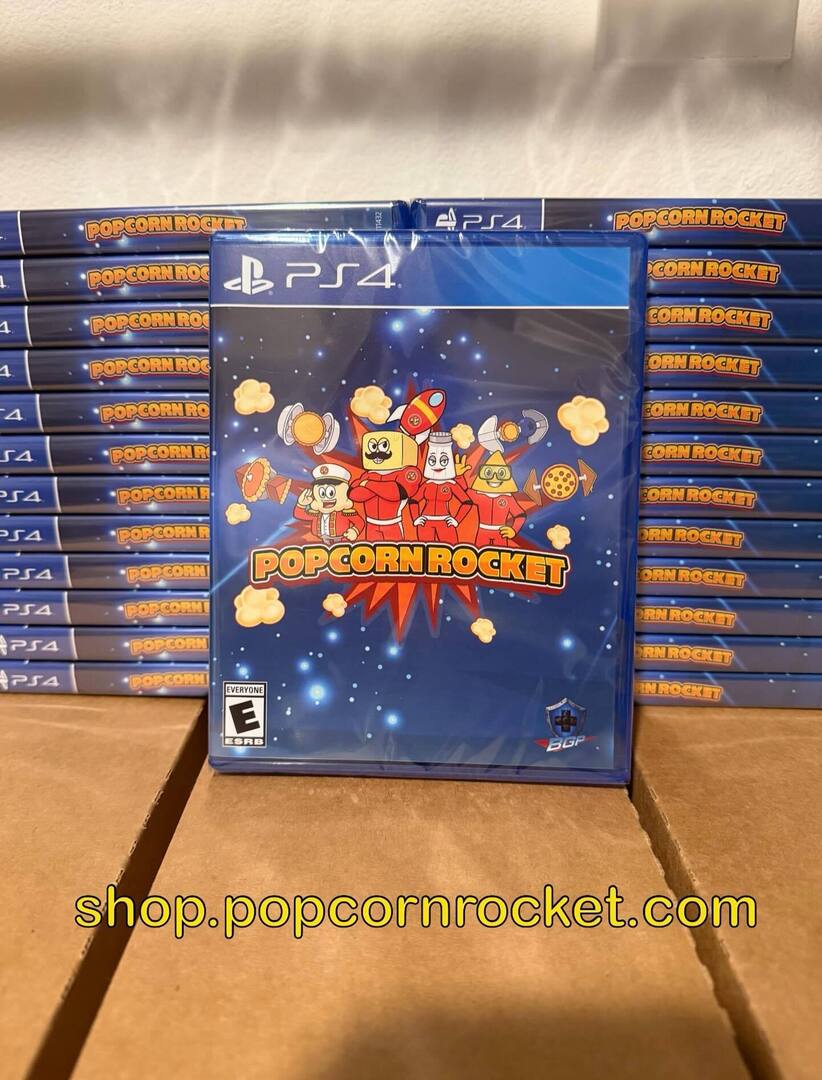ThatRyanMolina's tweet image. BIG ANNOUNCEMENT: Physical PS4 versions of my game Popcorn Rocket are now available! Produced these all on my own WITHOUT a publisher! Finally made my childhood dream come true! 🥹 Link to buy in replies! #indiegame #gamedev #indiegamedev #indiegames