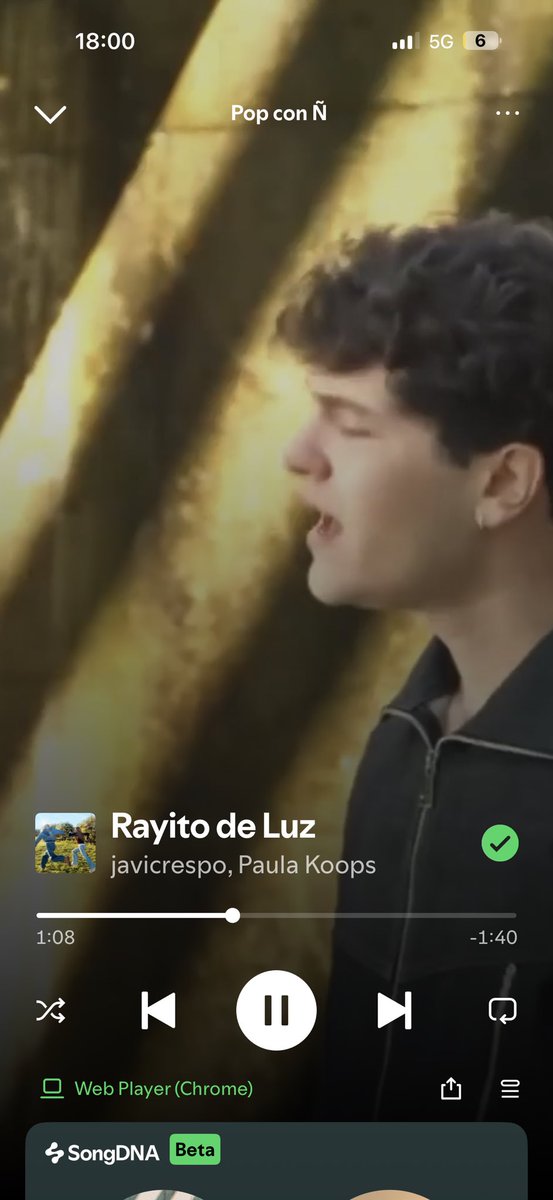 HILO DE POP con Ñ

Aquí va mi primera escucha de #RayitoDeLuz de #javicrespo y <a href="/PaulaKoops/">Paula Koops</a> desde la Lista Pop con Ñ

Pedazo canción de Paula y Javi. Cómo la disfrutamos y pedazo de lista. Gracias <a href="/SpotifySpain/">Spotify Spain</a> por tan buen gusto!

¿Os unís a este hilo? 👇