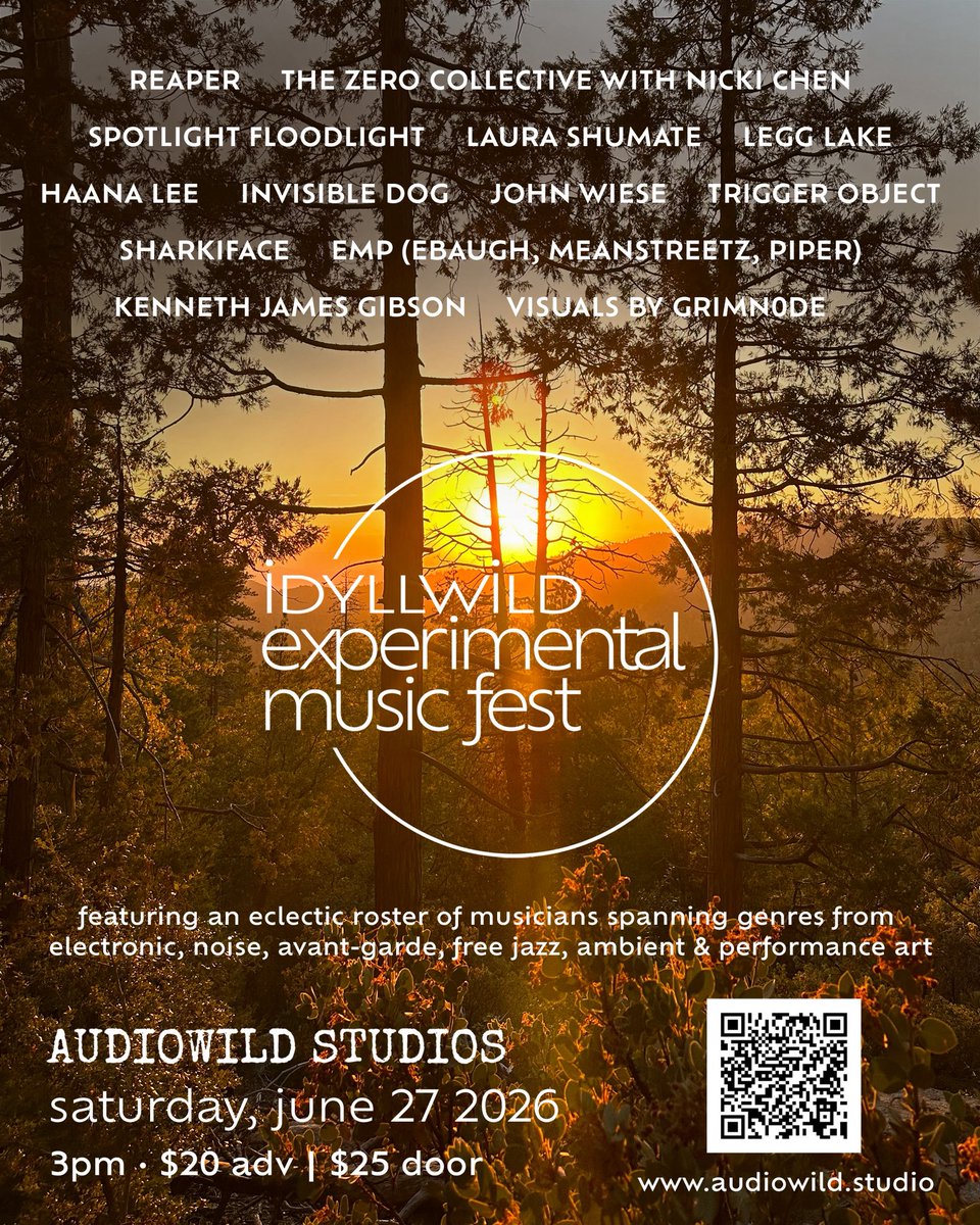 doomdeath's tweet photo. The 3rd annual IEMF is less than 2 months away! 

It’s all happening on Saturday June 27th at Audiowild Studios

Advance tickets are now available through the Audiowild website https://t.co/2lUmYs0HyP
•
•
•
#IEMF2026
#experimental 
#ambient
#noise
#music https://t.co/tHGZ8aUWy5