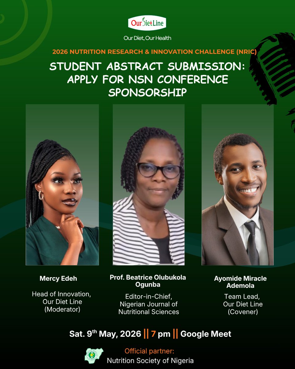 Nutrition Society of Nigeria( NSN) tweet media