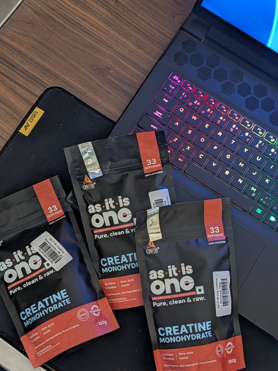 Three months of creatine for less than a pack of cigarettes.