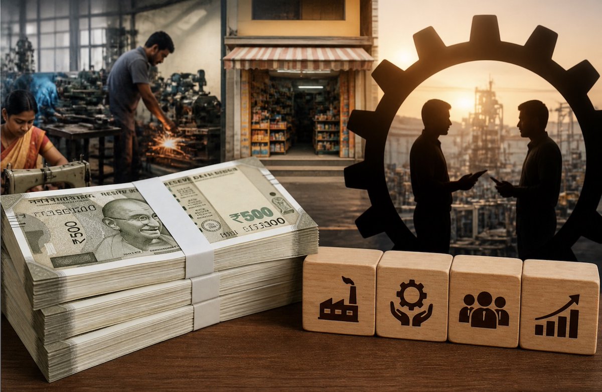 cxovoice's tweet image. India launches ₹18,100 crore credit guarantee scheme for MSMEs, non-MSMEs &amp;amp; airlines, aiming to boost liquidity during West Asia disruptions. cxovoice.com/india-clears-%…

#MSME #airlines #MSMEs #creditguaranteescheme