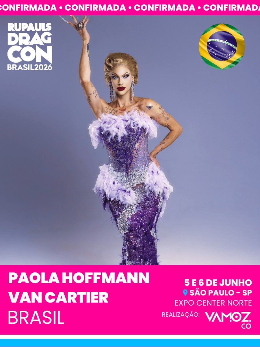 dragcon_brasil's tweet photo. O line-up cresce e o nível continua altíssimo 🇧🇷

Mais algumas das nossas queens que terão seus próprios booths nos dias 5 e 6 de junho, no Expo Center Norte! https://t.co/7JE0ifScNX