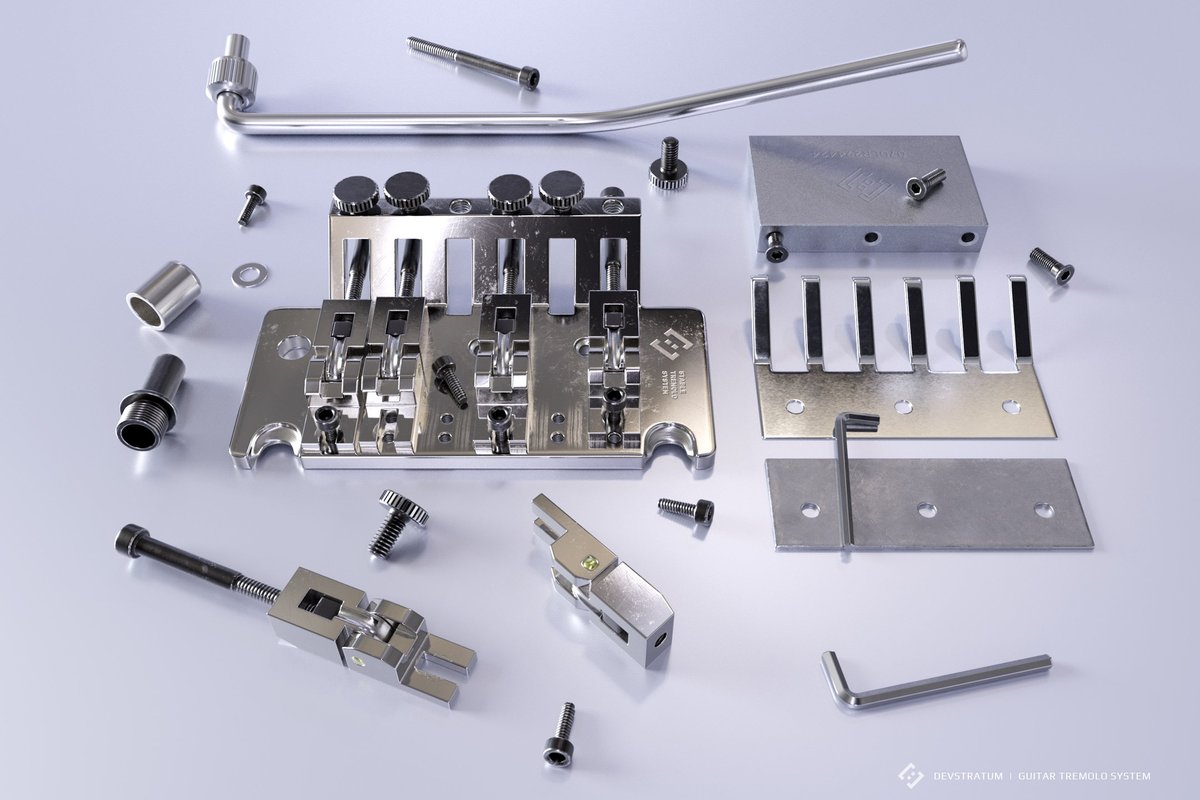 devstratum's tweet image. Guitar Tremolo System 3D Model
Update video
#3D #3dart