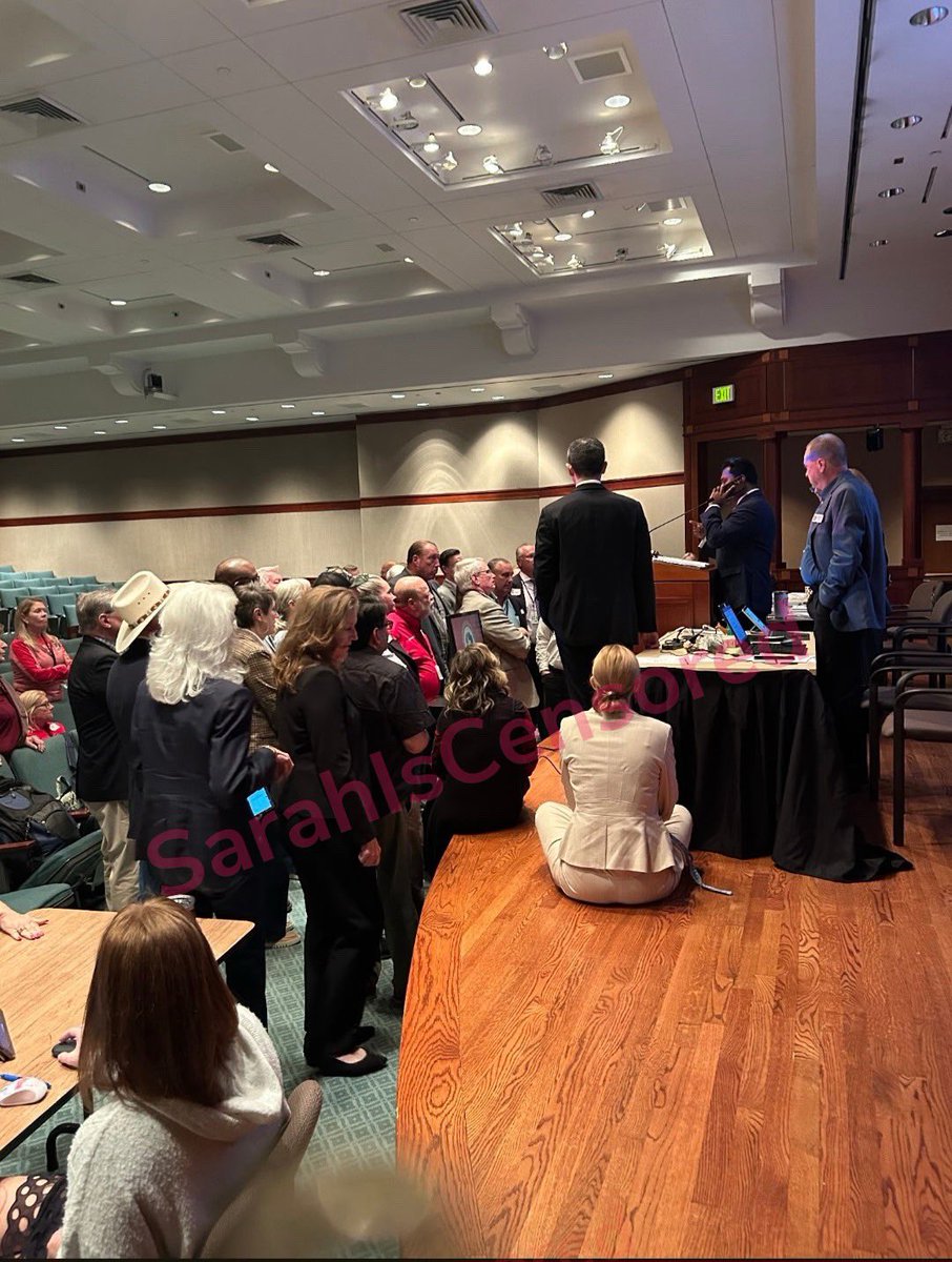 TEXAS: The Will of the People Was Overridden Behind Closed Doors. 

In October, 2025, Abraham George made the call to shut the doors, cut the live feed, and take this out of public view. This photo has been provided to me by someone with the grit to finally speak up. 

After the