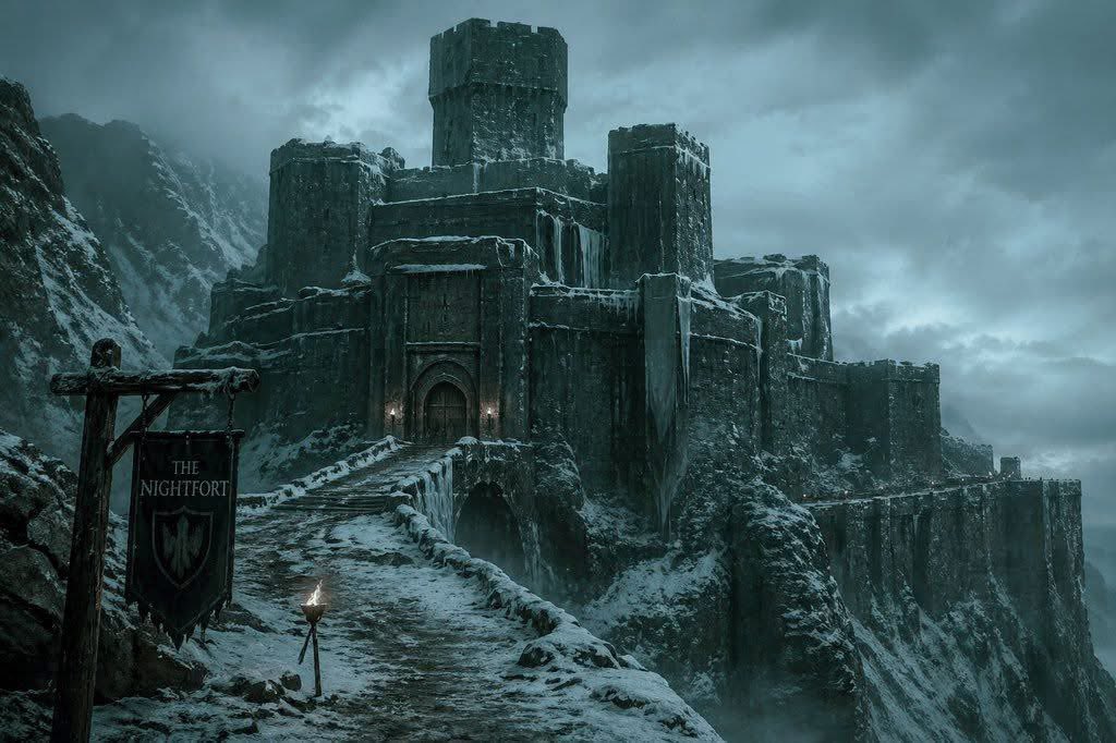 dhaboy01's tweet photo. The most terrifying place in Westeros isn’t beyond the Wall—it’s a castle the Night’s Watch abandoned by choice.

The Nightfort, the oldest and largest stronghold on the Wall, carries such a dark legacy that even seasoned rangers refuse to sleep within its walls.

Once the seat of the legendary Night’s King—the 13th Lord Commander who fell for a female White Walker, crowned himself, and began sacrificing his own brothers—it’s steeped in chilling history. And as if that weren’t enough, it’s also the site of the infamous Rat Cook, who murdered a prince, baked him into a pie, and served it to his father.

This isn’t just a haunted place—it feels cursed in a way even the Night’s Watch refuses to challenge.