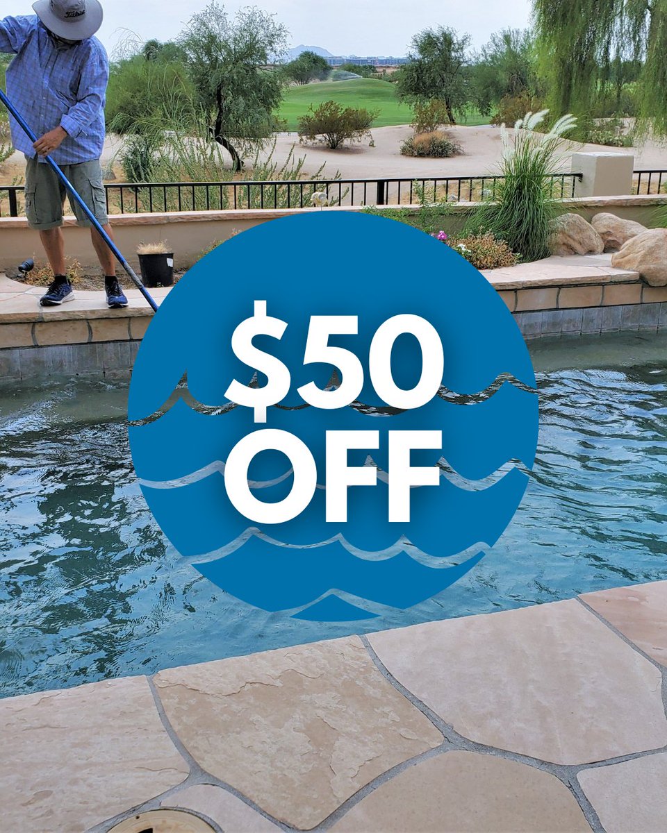 BlueWaterPoolCo's tweet photo. Stop scrubbing and start swimming! 🌊 Spend more time in the water and less time cleaning. Join the Blue Water family and get $50 off for new customers!

✨ Claim your special savings here: https://t.co/IwYsqtBuDr

#BlueWaterPools https://t.co/D4d7Bpbdhx