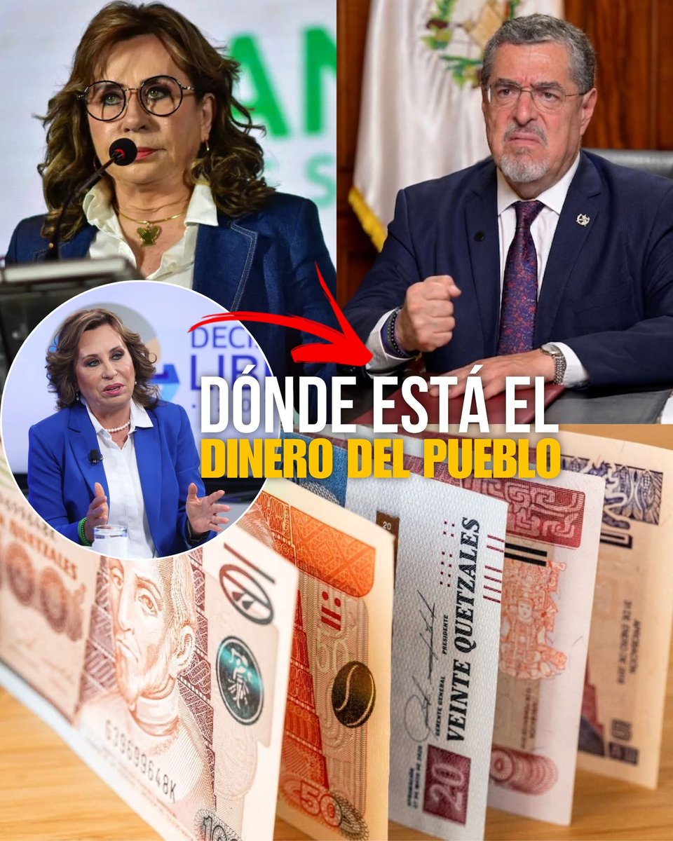 💸🚨 “¿DÓNDE ESTÁ EL DINERO?” — SANDRA TORRES SACUDE EL DEBATE NACIONAL 🇬🇹

Millones se aprueban… pero el pueblo no los ve.

Sandra Torres lanzó una pregunta que está encendiendo las redes y el debate político:
👉 ¿Dónde está el dinero del presupuesto?

Según la dirigente,