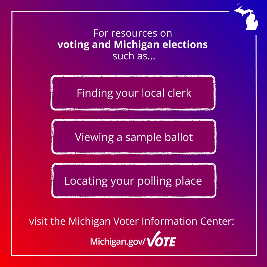 Michigan Department of State tweet media