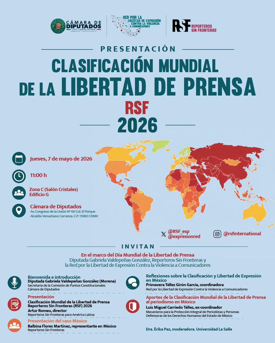 Red Libre Expresión Contra Violencia Comunicadores tweet media