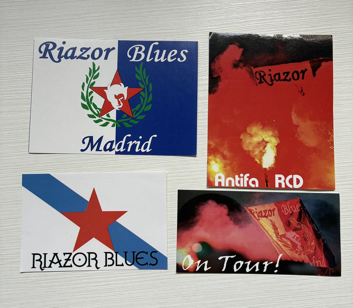 pegatarojilla's tweet photo. Riazor Blues secc. Madrid https://t.co/v3Jja40v5t