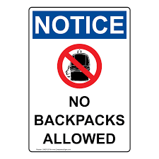 OPS_BryanMiddle's tweet photo. May 18- May 20 No backpacks at school. https://t.co/0XoJTi8uRr