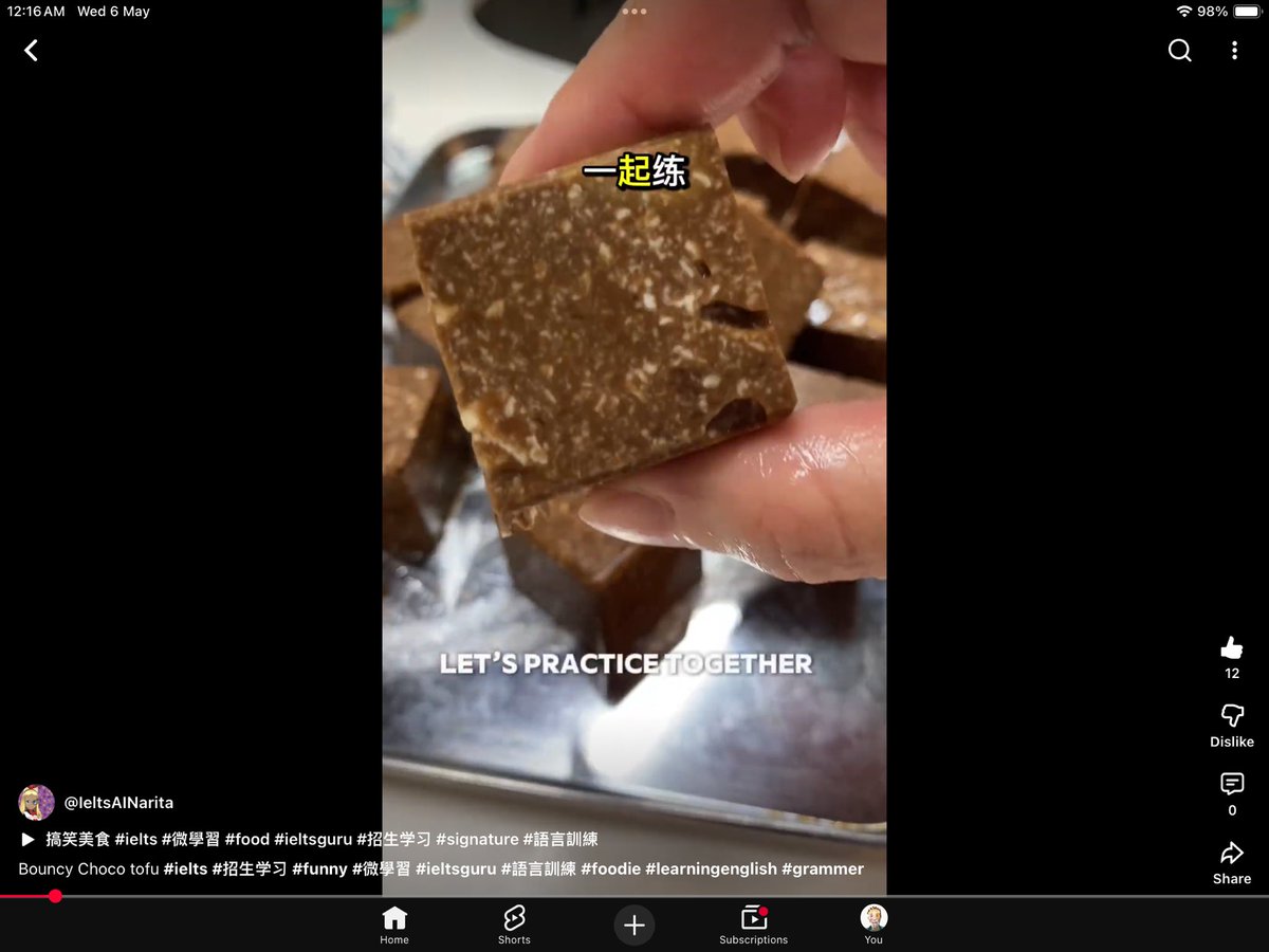 AmydeHomeChef2's tweet photo. Bouncy Choco tofu #ielts #招生学习 #funny #微學習 #ieltsguru #語言訓練 #foodie #lea... https://t.co/ssjZLws77Q via @YouTube https://t.co/unPnfuGFCt