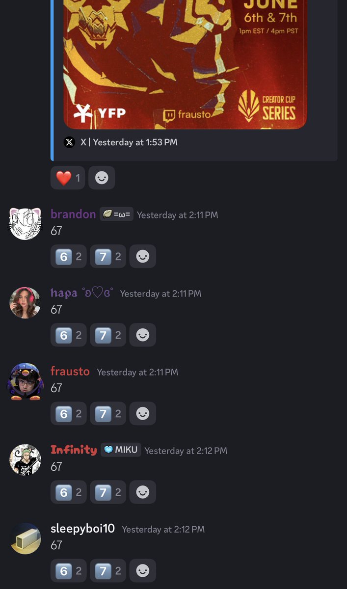 creator cup series tweet media