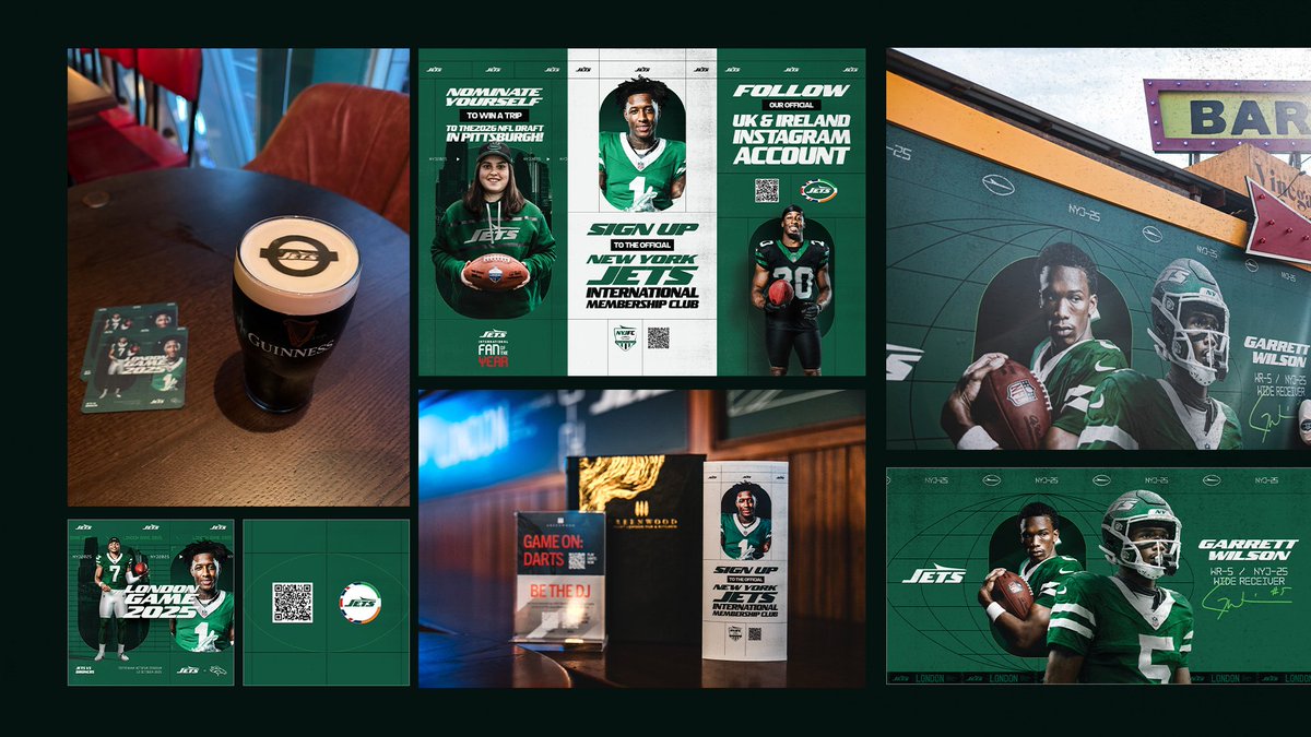mosamiz's tweet photo. London Touchdown Tailgate | Print &amp; Event Execution. Led the full print rollout, translating the season’s visual DNA into cohesive on-site assets across the venue • 2025
#JetUp  #SMSports https://t.co/fawrTuh1Hw