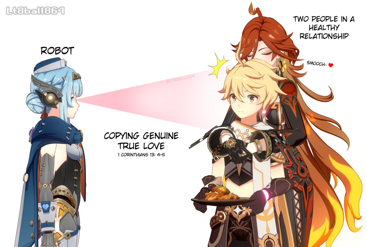 Processing...Love  #Mavuither 🔥❤️✨

Modified the words from the original template (:
#Mavuika #Aether #GenshinImpact #原神 #Genshin #空 #マーヴィカ #Ineffa #イネファ