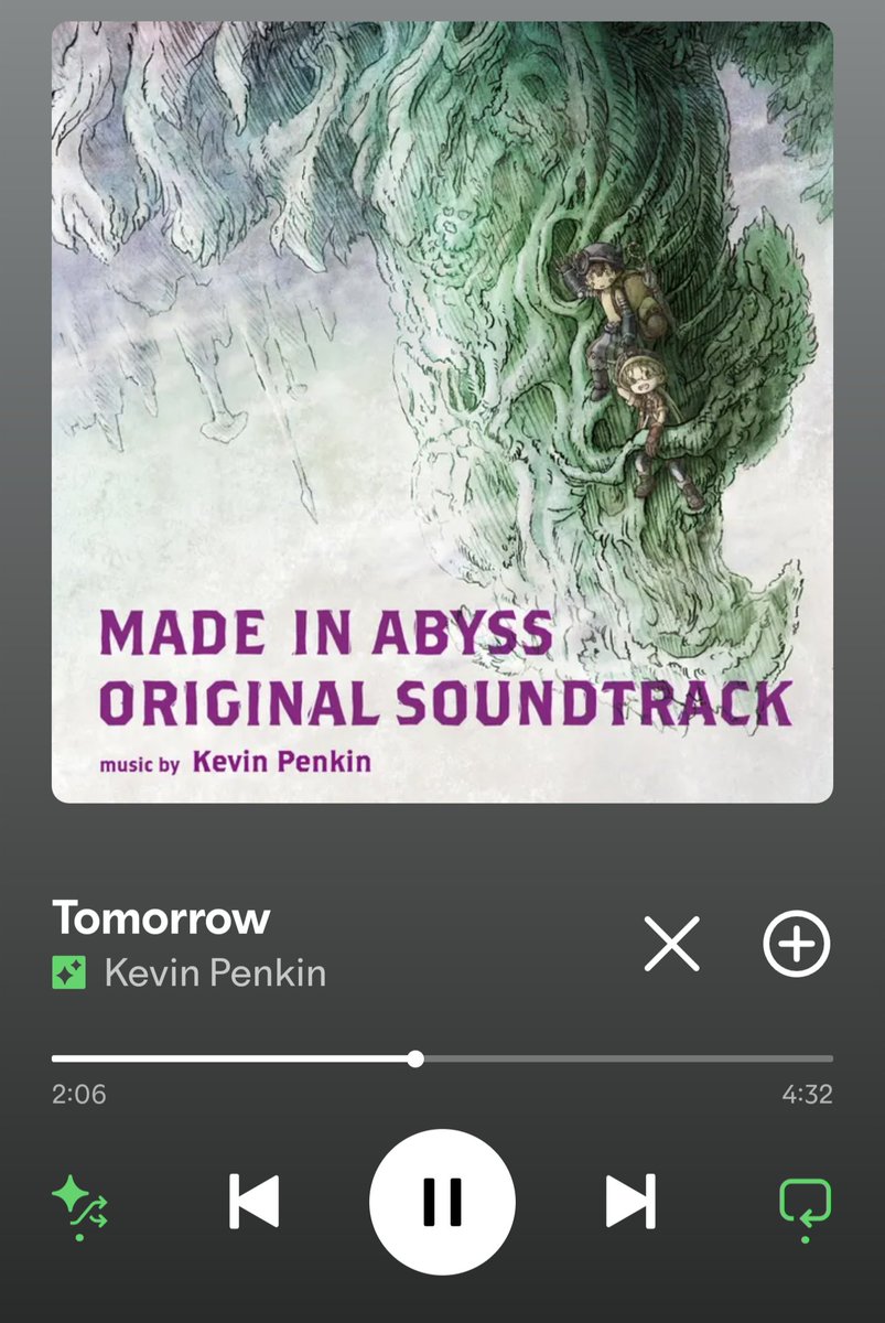 OneTrite's tweet photo. "Oh this sounds like a Kevin Penkin OST"

Checks phone https://t.co/u9tvvds1pe