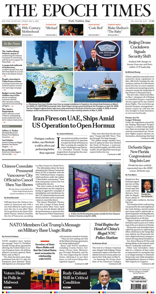 Epoch Times Print Edition tweet media